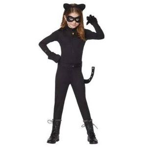 ZAG Kids Miraculous Ladybug Cat Noir Costume, Black, Size L (12-14)